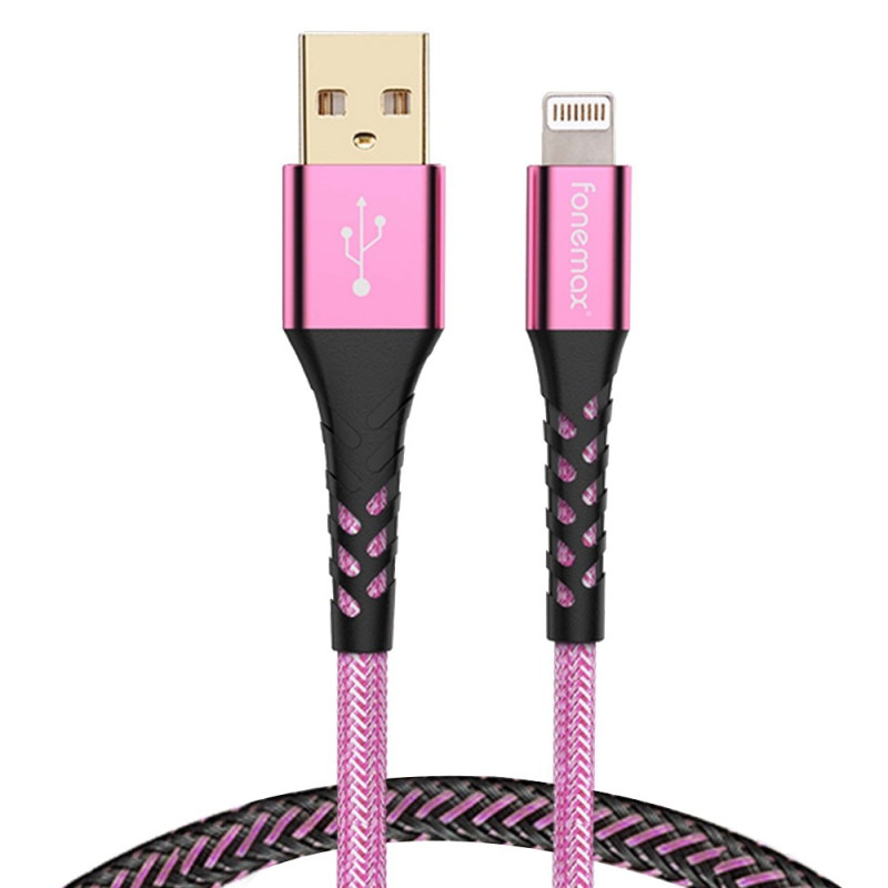 FONEMAX USB-Lightning pikalatauskaapeli - 1.2m