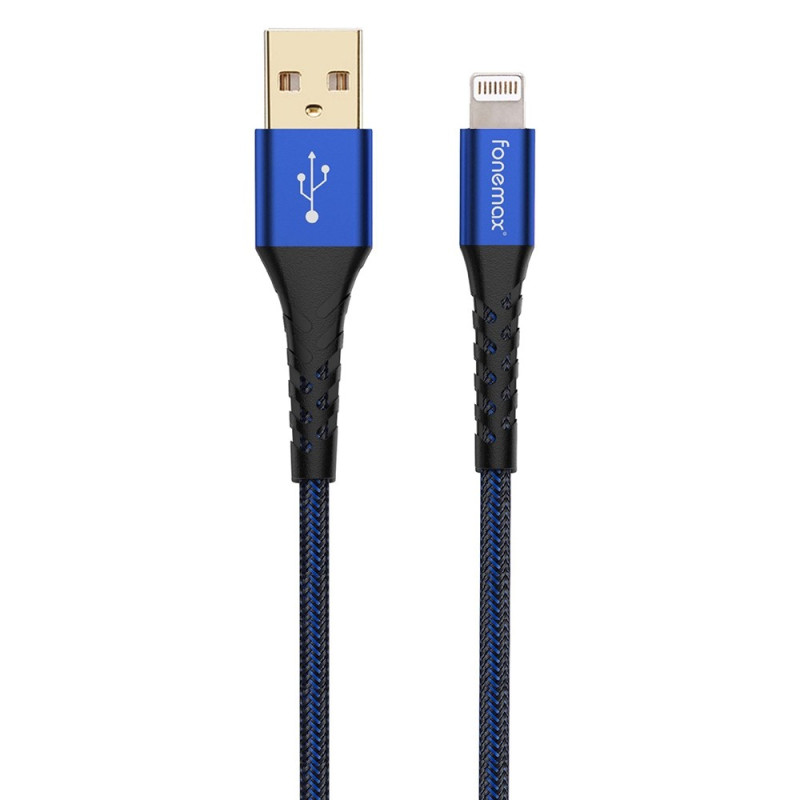 FONEMAX USB-Lightning pikalatauskaapeli - 0,2m