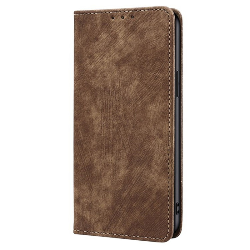 Flip Cover Realme 14 Pro 5G RFID-suojaus Suede vaikutus