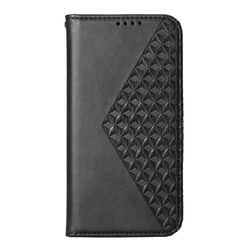 Flip Cover Realme 14 Pro 5G kuvioitu muotoilu karabiinihihnan kanssa