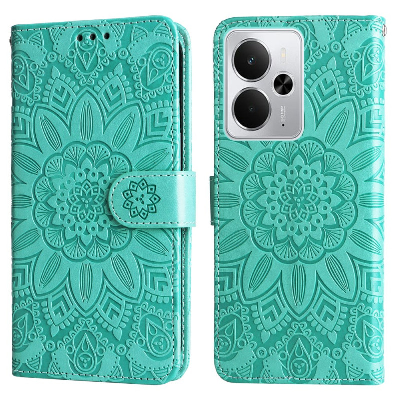 Realme 14 5G Auringonkukka Design Suojakuori