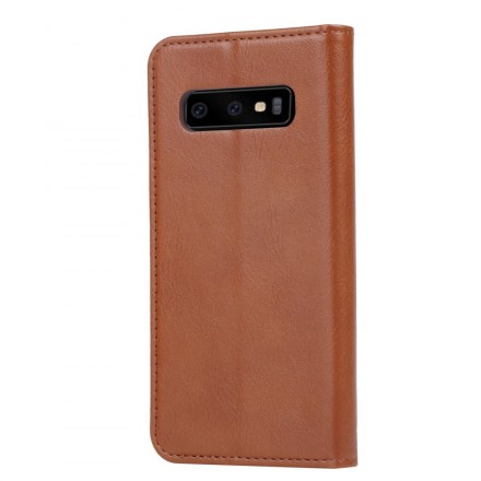 Flip Cover Samsung Galaxy S10 Lite keinonahkainen korttikotelo