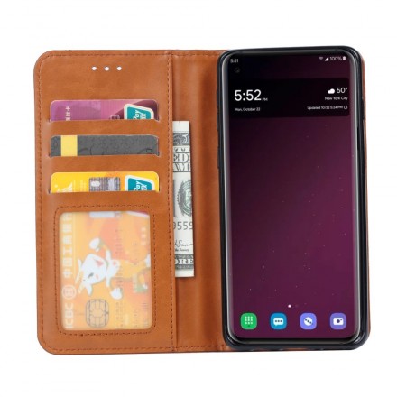 Flip Cover Samsung Galaxy S10 Lite keinonahkainen korttikotelo