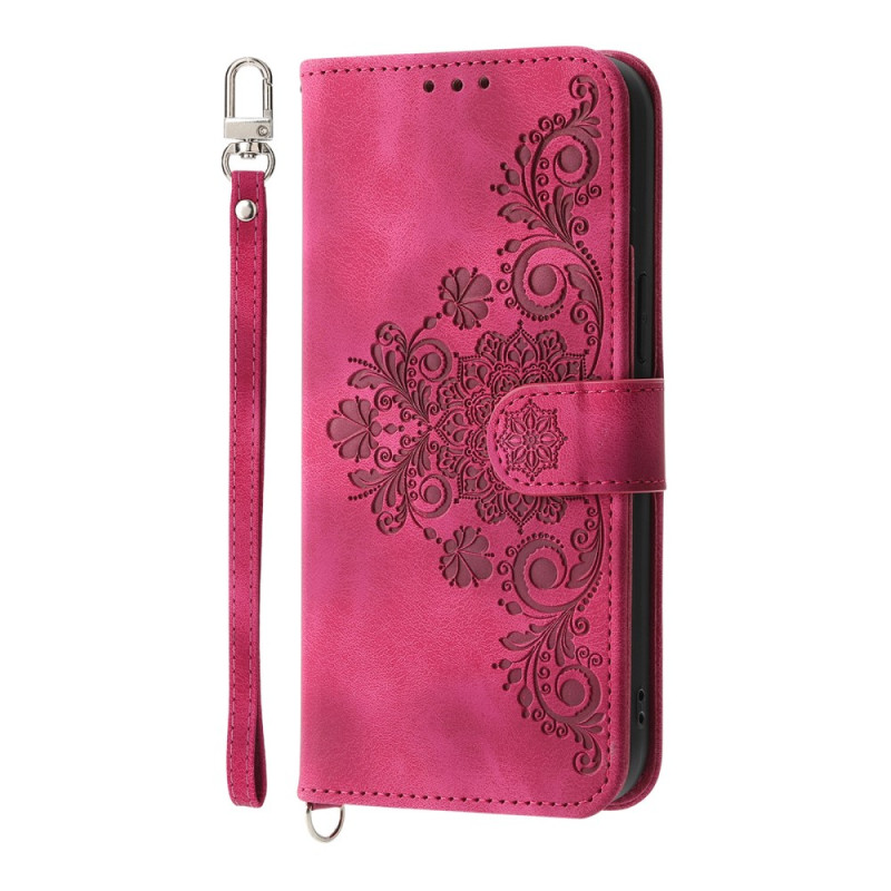 Realme 14 Pro Plus 5G Suede Effect Lace Suojakuori
hihnalla ja olkahihna