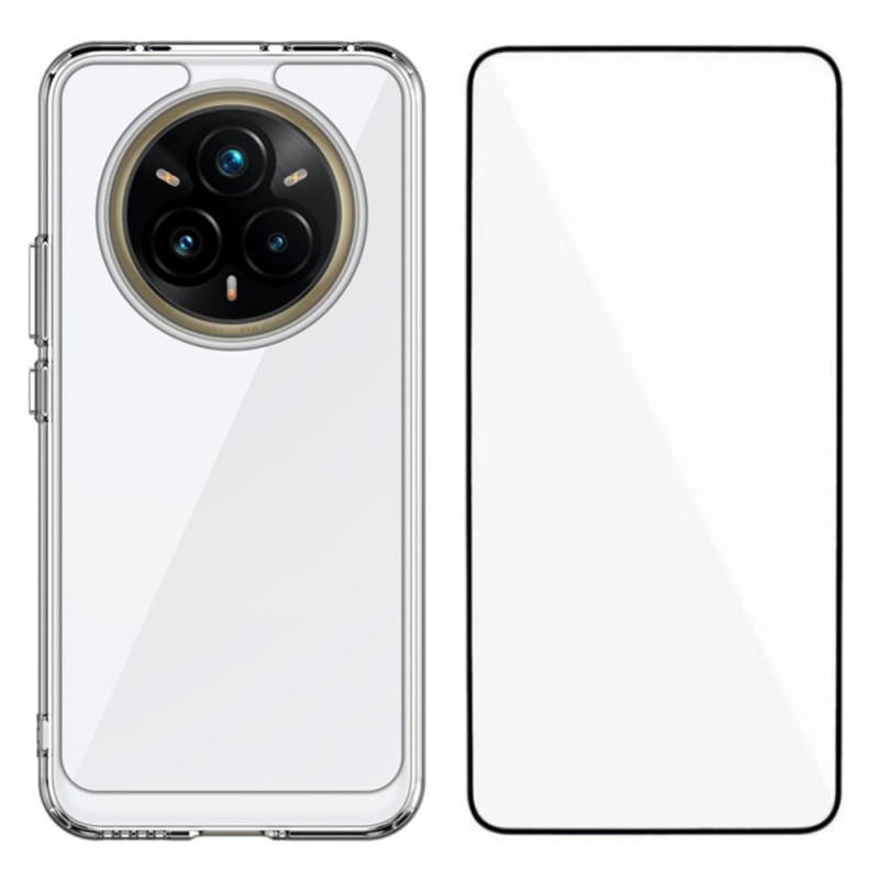 Realme 14 Pro Plus 5G Kirkas suojakuori
, jossa on panssarilasi
oleva suojalasi