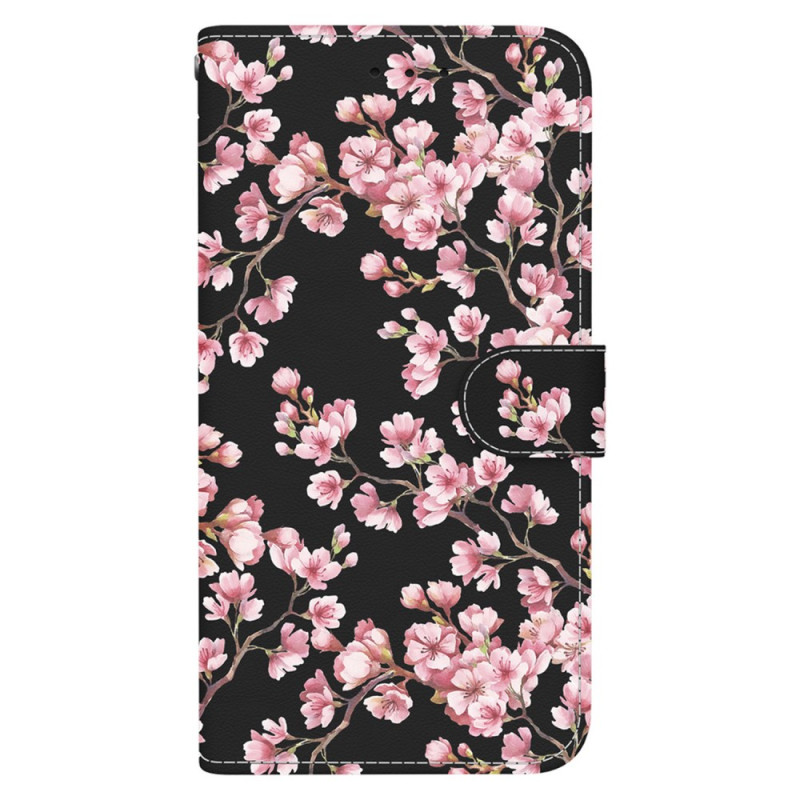 Suojakuori
Realme Note 60X / C63 / C61 Musta vaaleanpunainenPlum Blossom