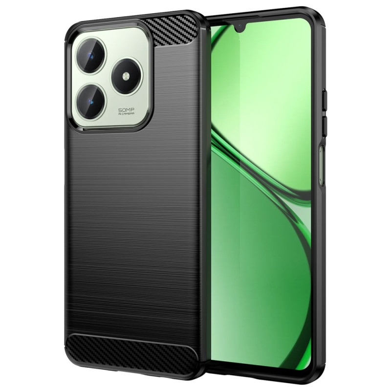 Coque Realme Note 60 / 60X / C63 / C61 Fibre Carbone Brossée
