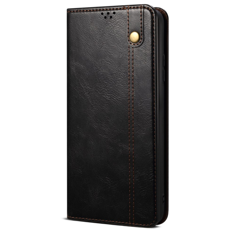 Flip Cover Realme Note 60X / C63 / C61 vahattu nahkajäljitelmä