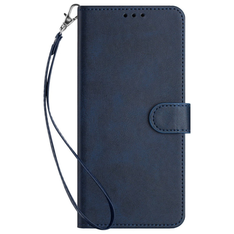 Honor X8b Cover Plain Leather Effect hihnalla