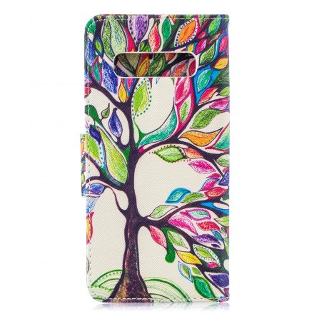 Samsung Galaxy S10 Plus kotelo värillinen puu