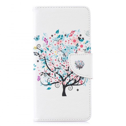 Samsung Galaxy S10 Plus Kukkainen puu kotelo