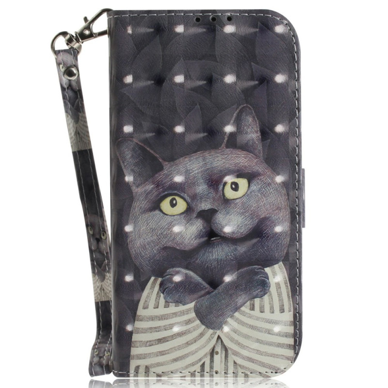 Suojakuori
Motorola Edge 60 / 60 Fusion Cat Grey, jossa on kiinnityslenkki