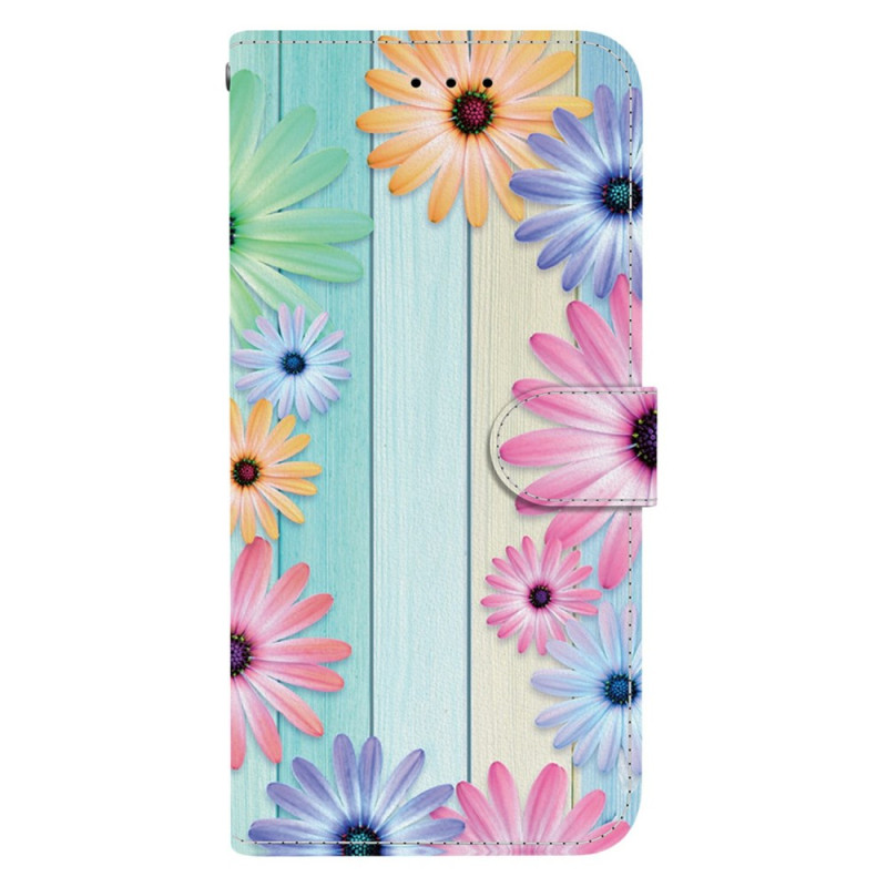 Kansi Motorola Edge 60 / 60 Fusion Auringonkukkakuviointi