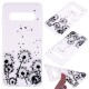 Samsung Galaxy S10 Plus Clear Case Musta voikukka