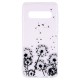 Samsung Galaxy S10 Plus Clear Case Musta voikukka