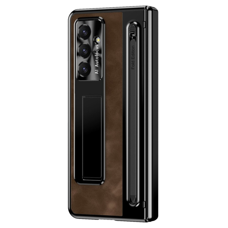 Samsung Galaxy Z Fold 7 5G nahkamainen
suojakuori
tuki ja kynänpidin haltija