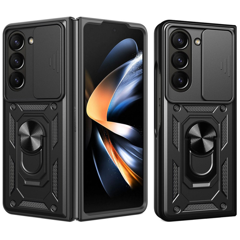 Samsung Galaxy Z Fold 7 kamerakotelo, jossa on liukukansi ja tukirengas