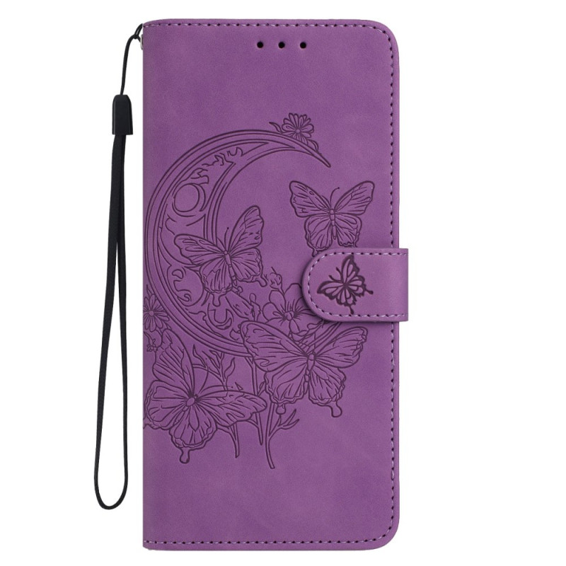 Honor Magic 7 Lite / X9c Perhoset ja kukat Print Suojakuori
