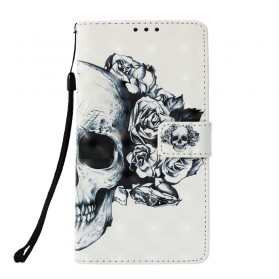 Samsung Galaxy S10 Plus pääkallo ja ristiluut kotelo