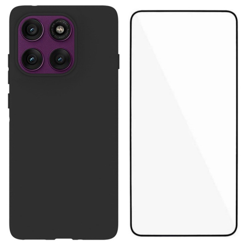 Motorola Edge 60 Pro Silikoni suojakuori
näytönsuojuksella