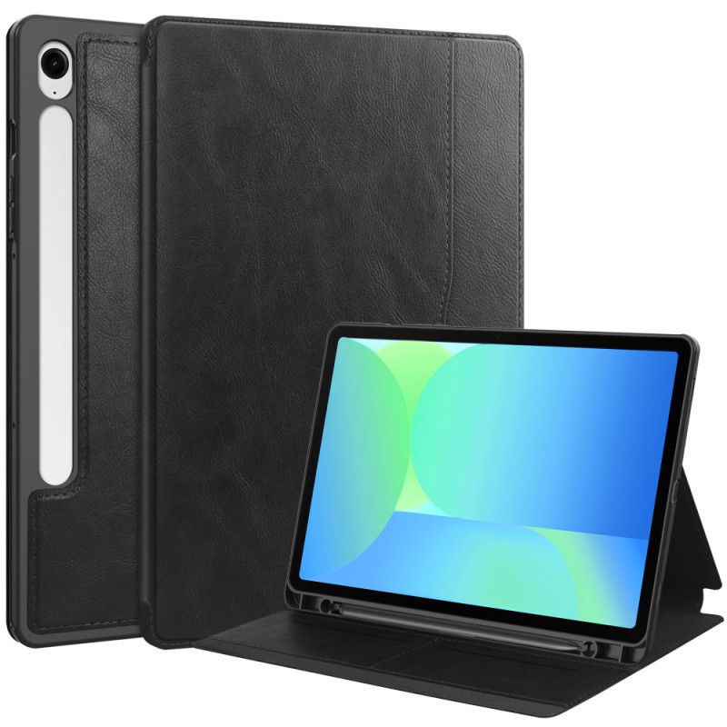 Samsung Galaxy Tab S10 FE / S9 FE nahkatekoinen suojakuori