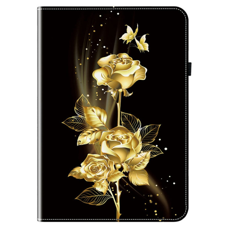 Samsung Galaxy Tab S10 FE Plus suojakuori vaaleanpunainen kultainen