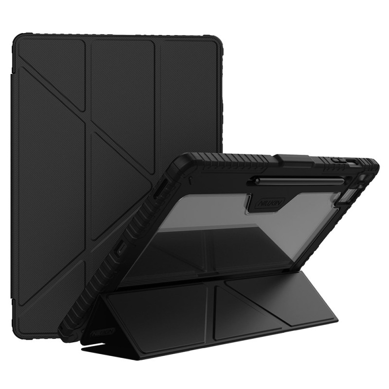 Smart Suojakuori
Samsung Galaxy Tab S10 FE Plus Bumper Origami-tuella ja liukukannella NILLKIN