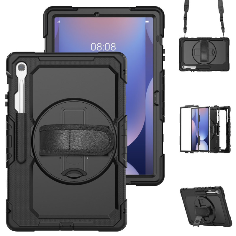 Samsung Galaxy Tab S10 FE Plus Ultra Hard Shell olkahihnalla varustettuna