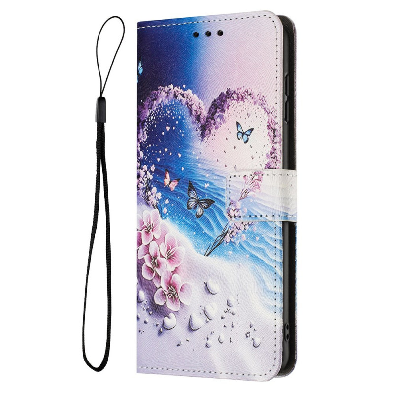 Sony Xperia 1 VII Perhonen ja sydän Suojakuori