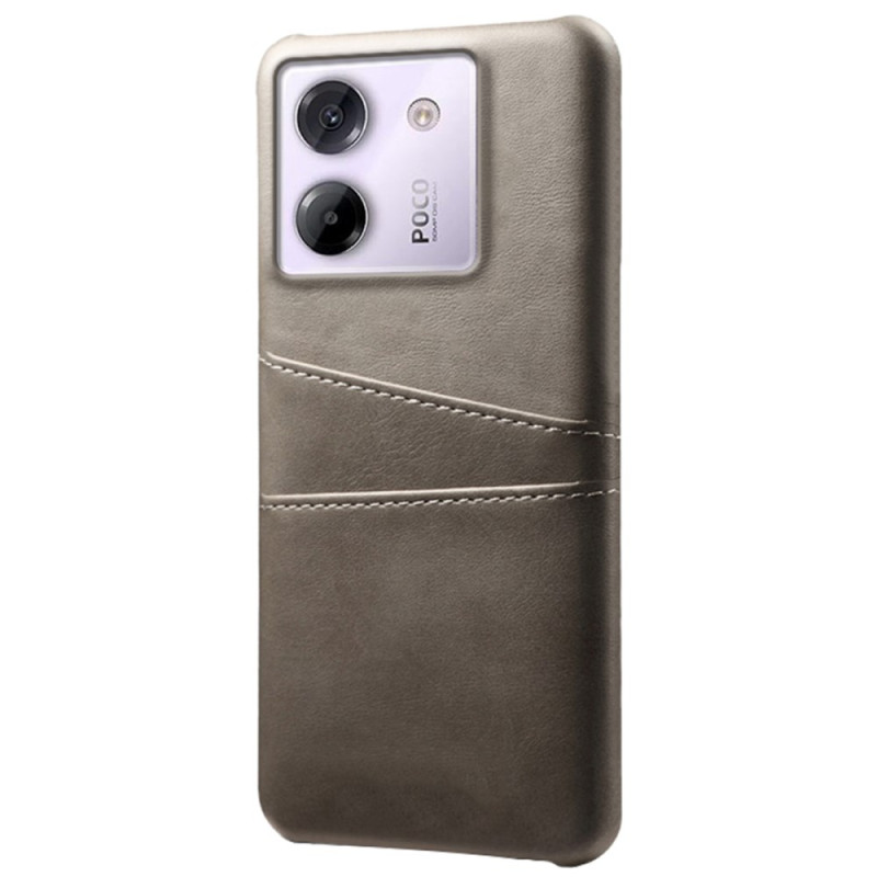 Kansi Poco M7 Pro 5G Nahkatehosteinen korttikuori
