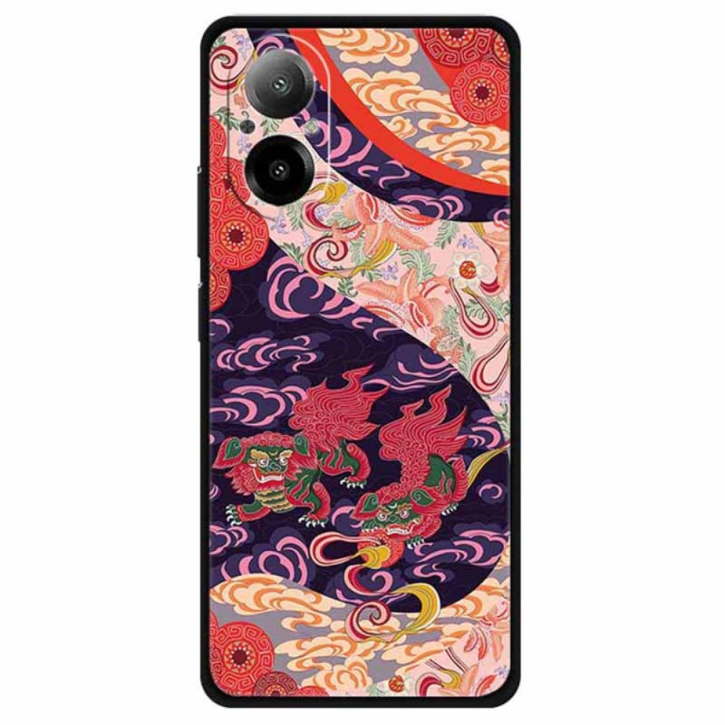 Coque Realme C67 Lions dans les Nuages