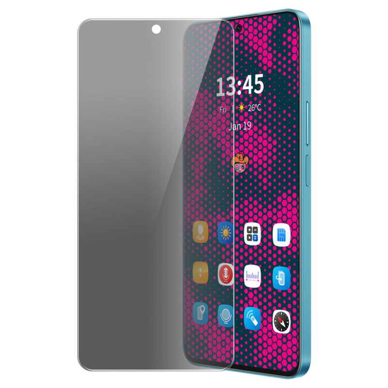 Anti-Spion panssarilasi
suojaa Realme C67 näytön