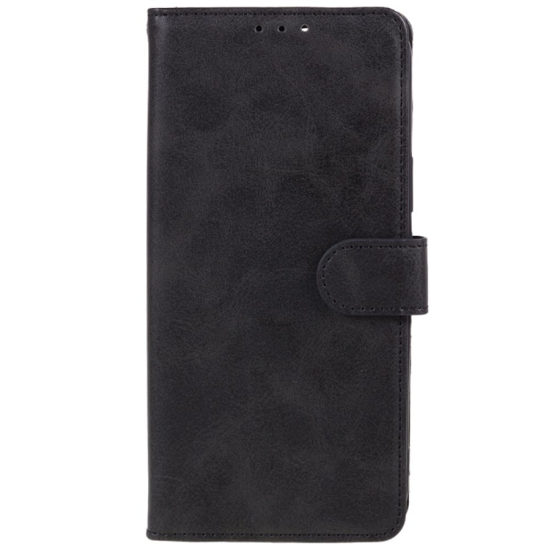 Kansi Realme C63 / C61 Plain Leather Effect -nahkaverhoilu