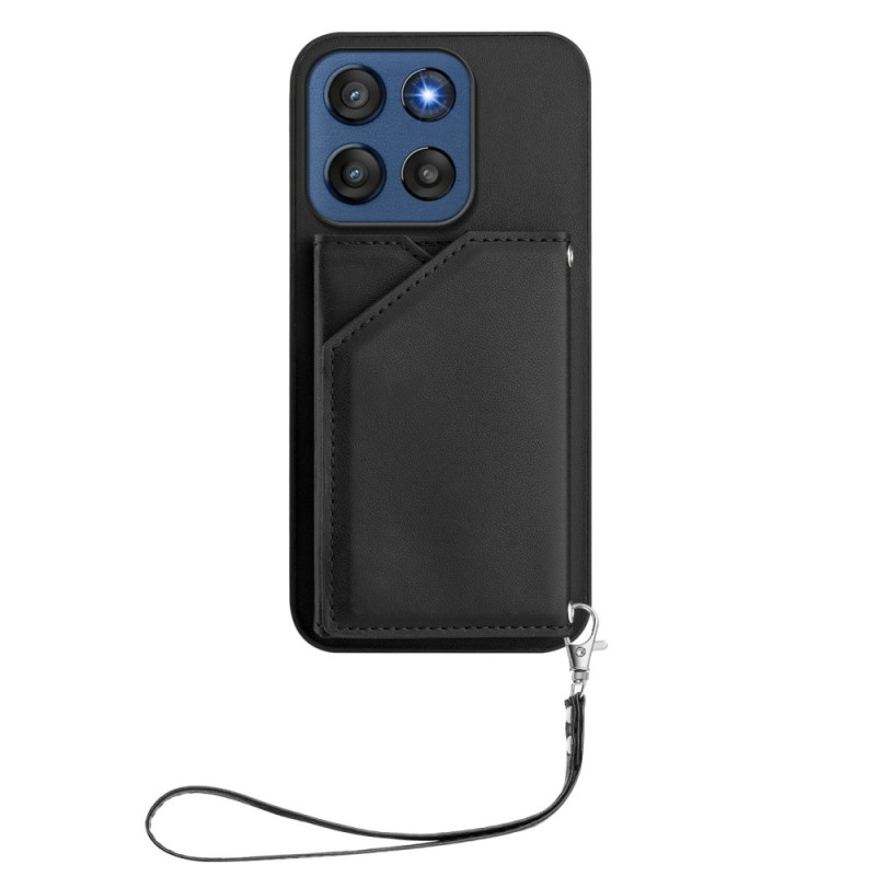 Kansi Motorola Edge 60 Stylus-kortinpidin ja kantolenkki