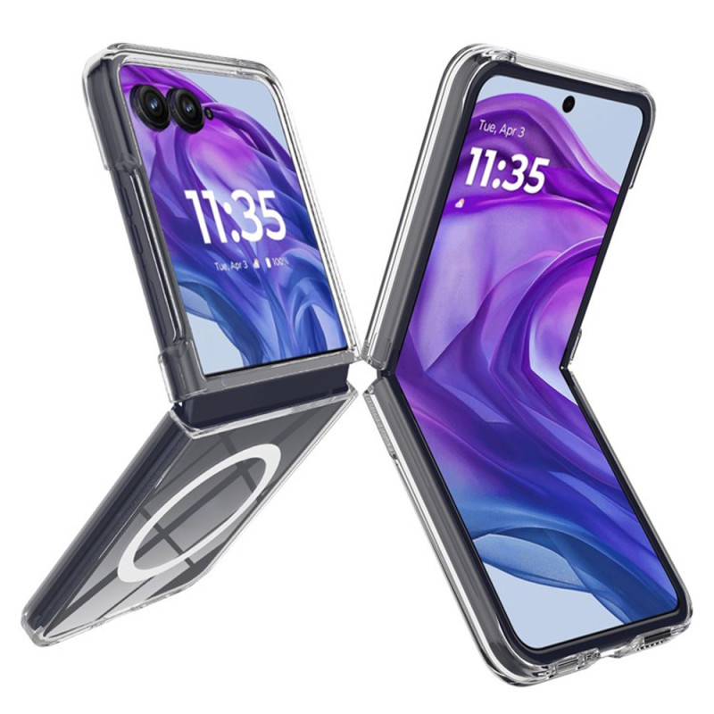 Suojus Motorola Razr 60 Ultra yhteensopiva MagSafe läpinäkyvä