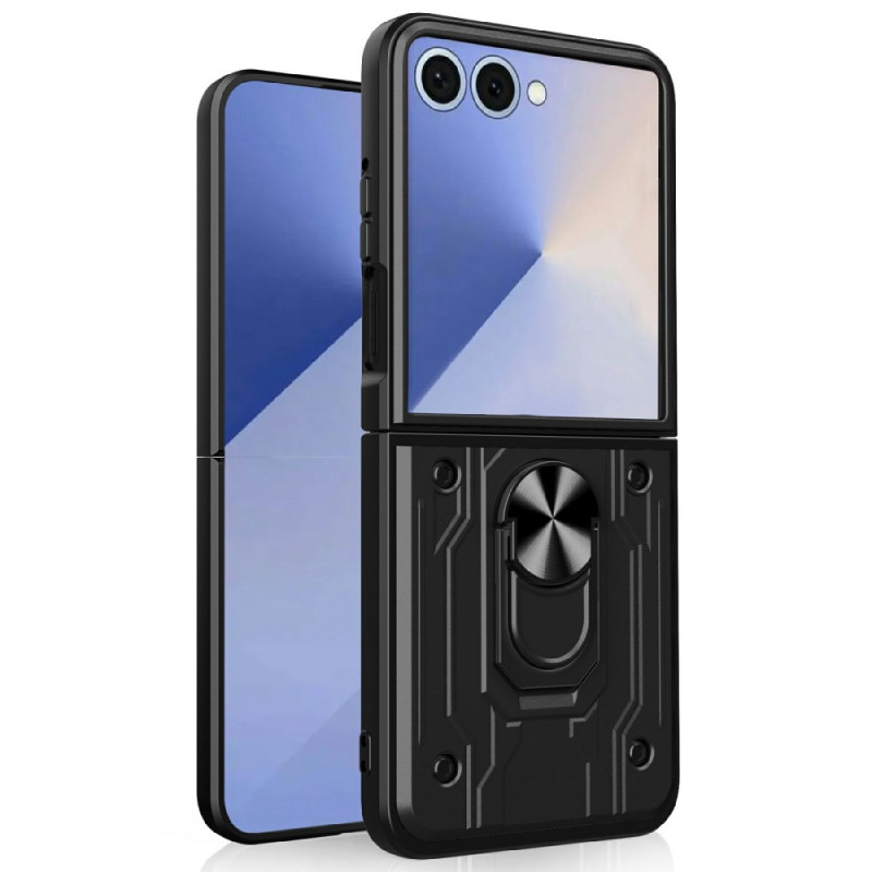 Samsung Galaxy Z Flip 7 Ultra Kova suojakuori
jalustalla