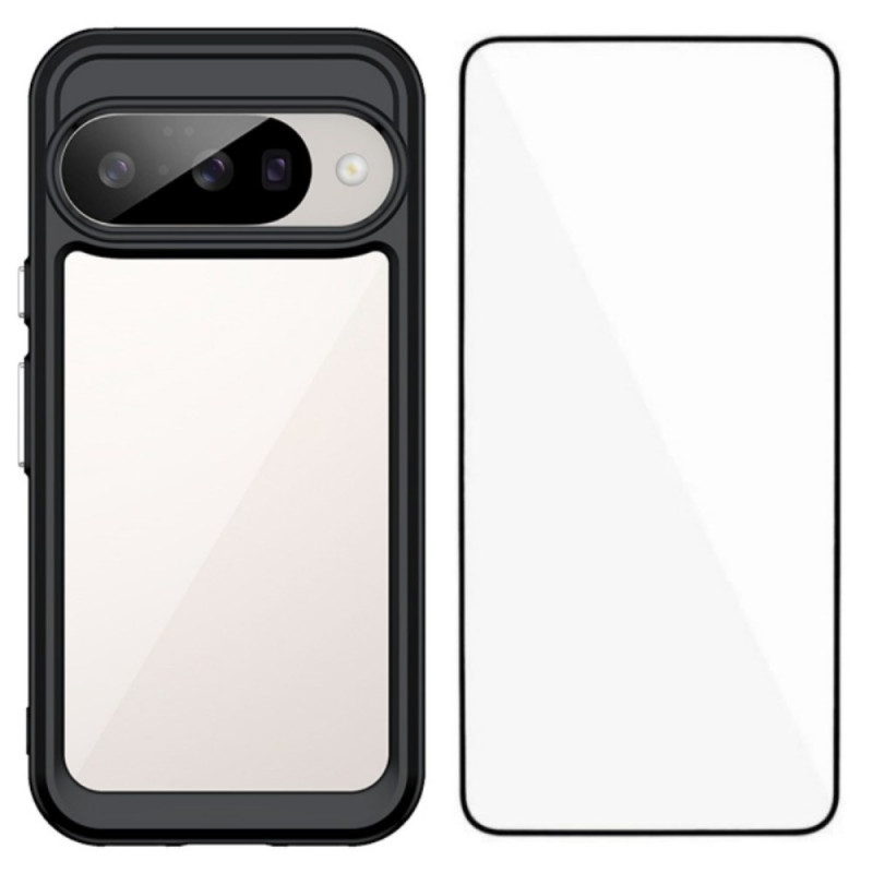 Google Pixel 10 Hybridikotelo näytönsuojalla