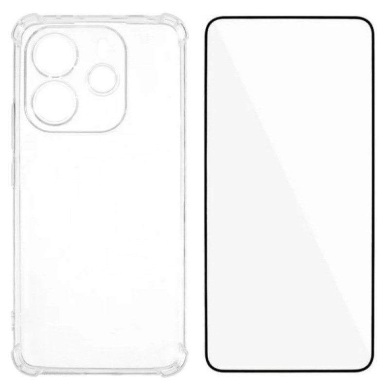 Xiaomi Redmi Note 14 4G Vahvistettu suojakuori
näytönsuojalla WANLONFENG