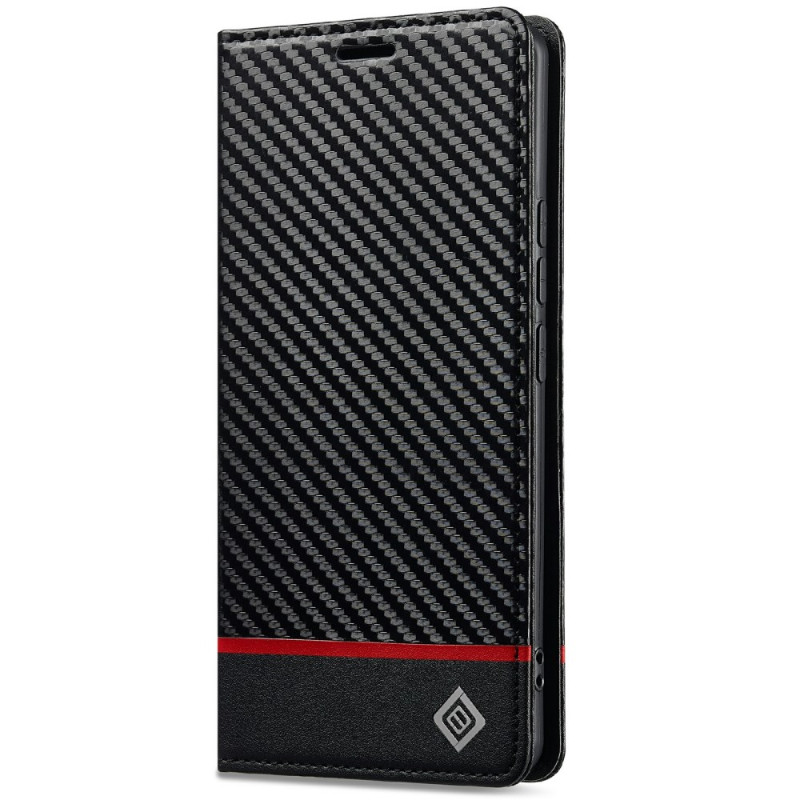 Flip Cover Xiaomi Redmi Note 14 Pro 4G Texture Carbon Fibre -kuitukansi