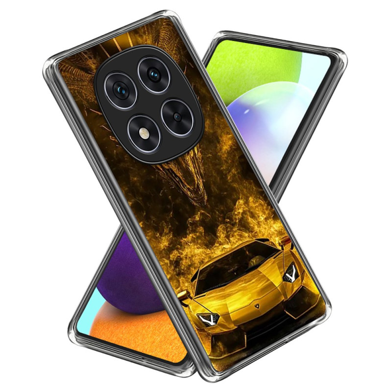 Xiaomi Redmi Note 14 Pro 4G urheiluauto kultainen suojakuori
