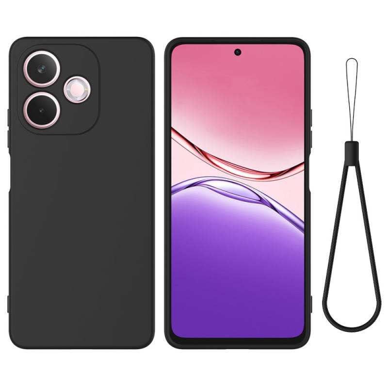 Coque Oppo A5 Pro 4G Silicone Liquide à Lanière