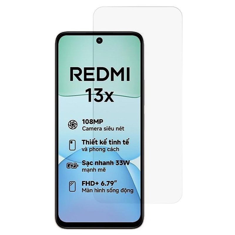 Panssarilasi
suoja Xiaomi Redmi 13X näytölle