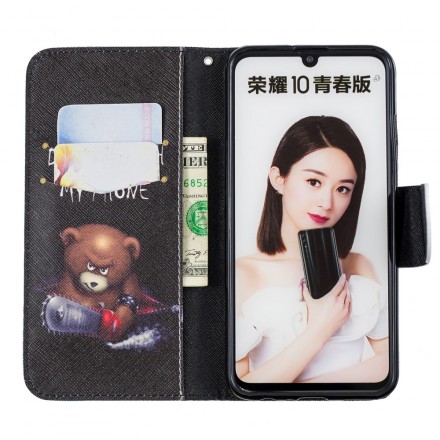 Honor 10 Lite / Huawei P Smart Case 2019 Vaarallinen karhu