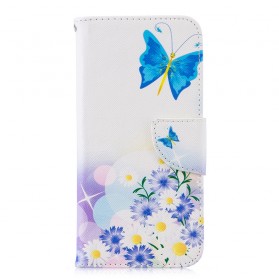 Kansi Honor 10 Lite / Huawei P Smart 2019 Maalattu perhosia ja kukkia