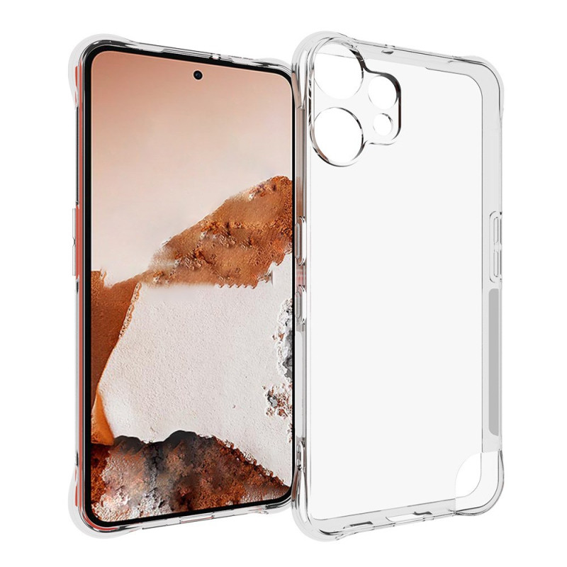 Ei mitään CMF Phone 2 Pro läpinäkyvä vahvistettu suojakuori
