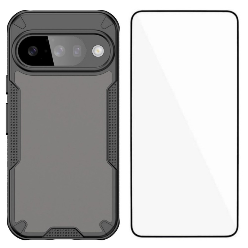 Google Pixel 10 Huurteinen
Cover karkaistulla suojalasilla varustettu suojakuori