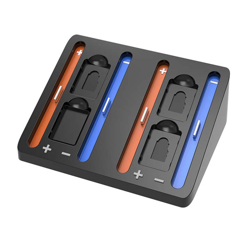 Nintendo Switch 2 Joy-Con 4 kortin laturi LED-merkkivalolla varustettuna