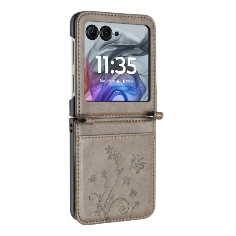 Kansi Motorola Razr 60 / 50 Kukkainen muotoilu