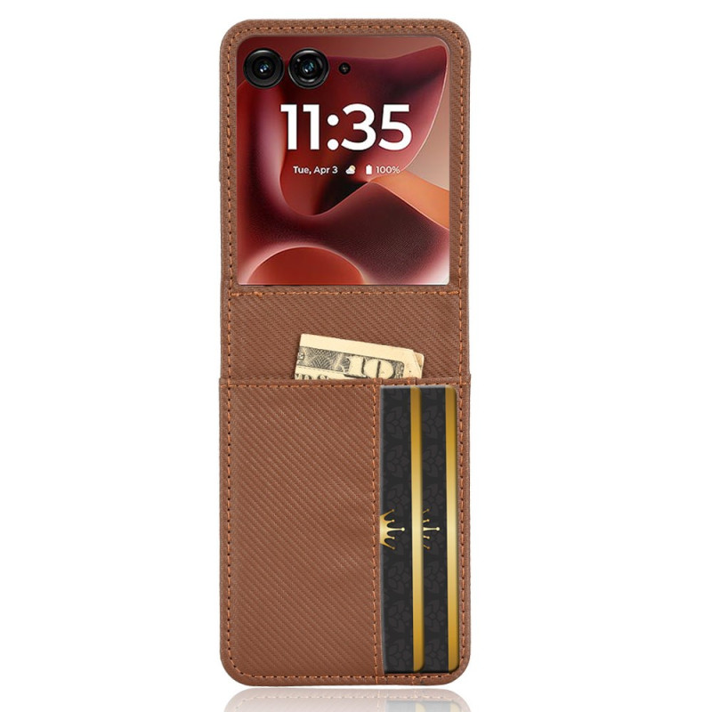 Kansi Motorola Razr 60 Ultra Tekonahka
kortti Suojakuori