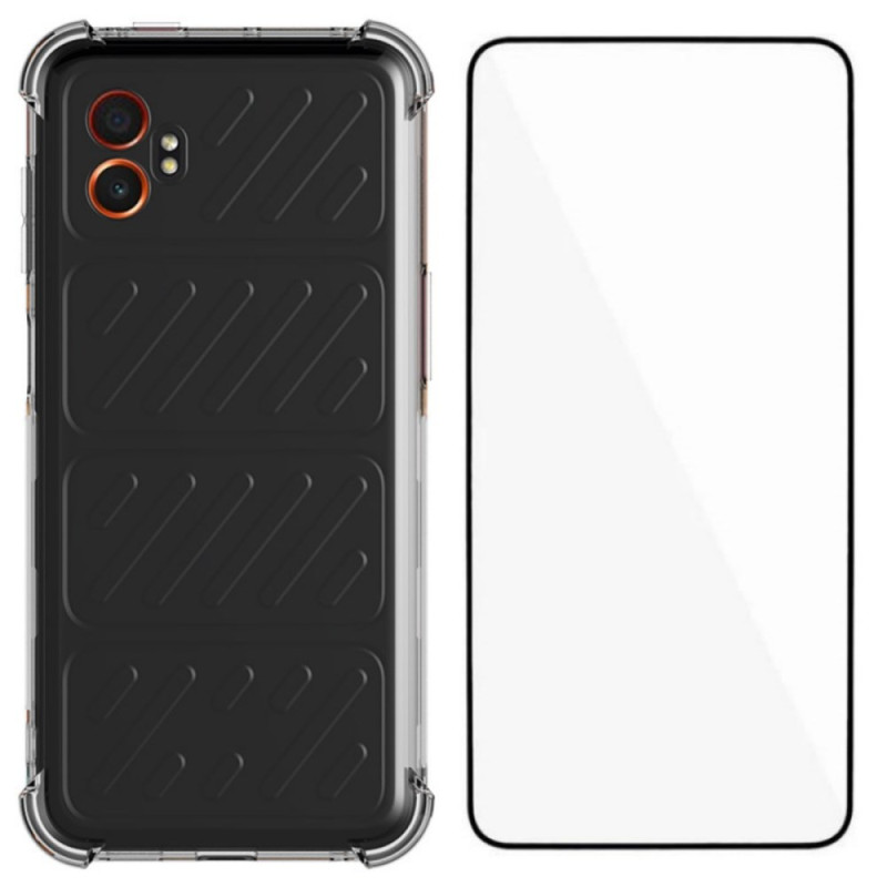 Samsung Galaxy XCover 7 Pro Kirkas vahvistettu suojakuori
näytönsuojalla varustettuna